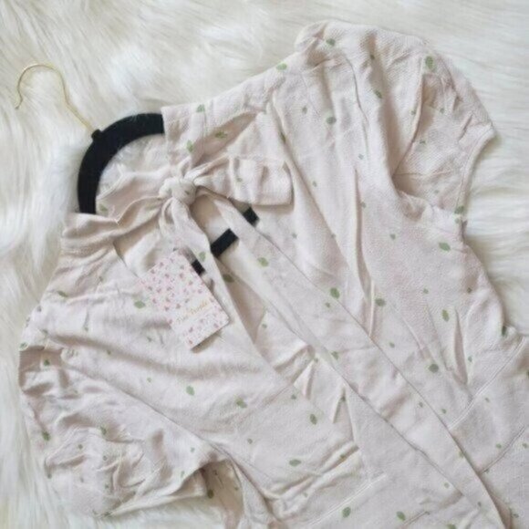 NEW Free People Ivory Abbie Print Fit and Flare Mini Dress Size 4 - Picture 5 of 11